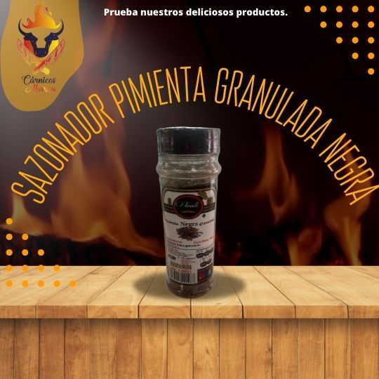 SAZONADOR PIMIENTA GRANULADA NEGRA / Precio: $32.00